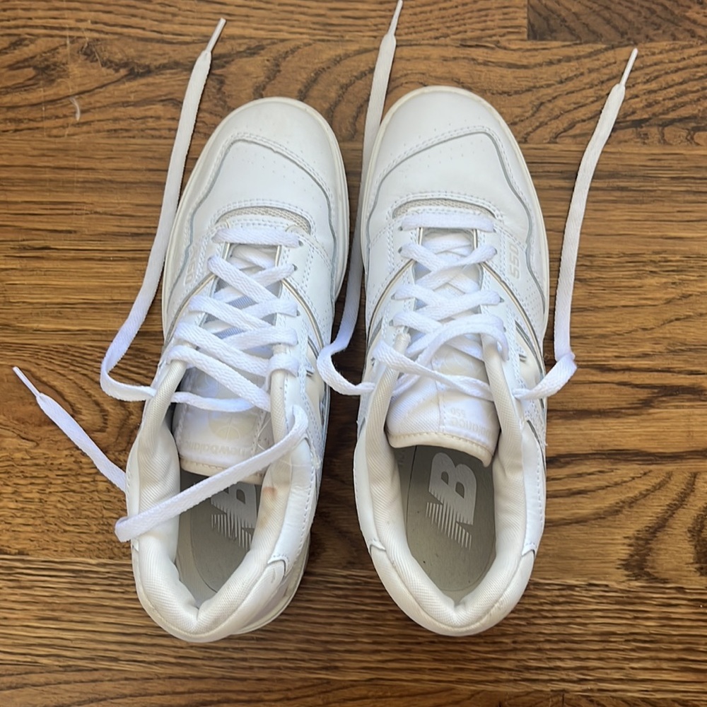 NEW BALANCE 550’s White/Birch - Picture 5 of 7
